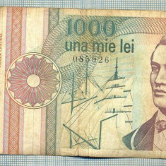 A1364 BANCNOTA-ROMANIA-1000 LEI-1991 -SERIA 0011 -EMINESCU -starea care se vede