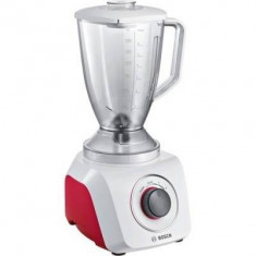 Blender Bosch MMB 21P0R 2 trepte de viteze, 500 W, Pulse, Alb-Rosu foto