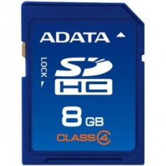 SECURE DIGITAL CARD SDHC 8GB (Class 4) ADATA &amp;quot;ASDH8GCL4-R&amp;quot; foto