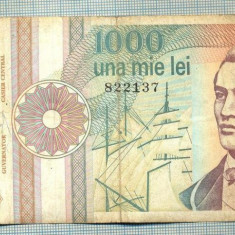 A1400 BANCNOTA-ROMANIA-1000 LEI-1991 -SERIA 0006 -EMINESCU -starea care se vede