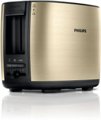 Philips Philips Prajitor de paine Philips HD2628/50 950W 2 felii 7 setari Champagne foto