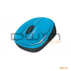 Mouse Microsoft Mobile 3500, Wireless, Blue Track, USB, albastru L2, ambidextru, GMF-00271 foto