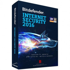 BitDefender Antivirus BitDefender Internet Security 2016, Licenta noua, Retail, 1 Licenta, 1 An foto