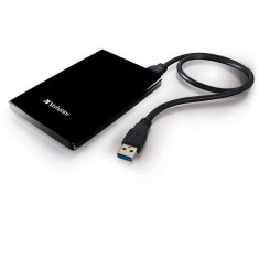 Verbatim Hard disk extern Verbatim Store n Go Ultra Slim 500GB 2.5 inch USB 3.0 Black foto