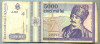 A1343 BANCNOTA-ROMANIA- 5000 LEI-1993-SERIA 0021-AVRAM IANCU-starea care se vede