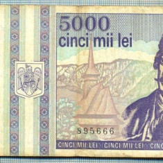 A1343 BANCNOTA-ROMANIA- 5000 LEI-1993-SERIA 0021-AVRAM IANCU-starea care se vede