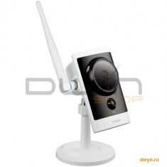 D-Link, Camera de securitate HD Day/Night Wireless N, OUTDOOR, 1/4&amp;#039; 1MP CMOS, PIR 5m, ICR 5m, 2 way foto