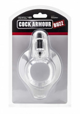 Inel pentru penis Cock Armour Buzz - Transparent foto