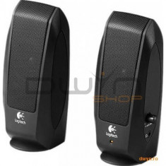 BOXE Logitech 2.0 &amp;#039;S120&amp;#039; OEM RMS power: 2.3 W (1.15W x 2), Black &amp;#039;980-000010&amp;#039; foto