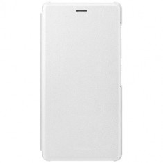 Husa Flip Cover 51991526 pentru Huawei P9 Lite, White foto