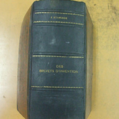 Bedarride Commentaire des lois sur les brevets d'invention vol. 1-3 Paris 020