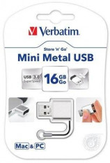 Verbatim Memorie USB Verbatim &amp;amp;quot;Mini Metal&amp;amp;quot; 16GB USB3.0 (49839) foto