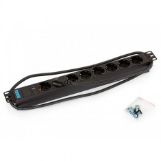 TRITON PDU 19&amp;#039; 14xC13 IEC320, led control, cablu 3x1.5mm 2m cu stecher C14 IEC320 (RAB-PD-X09-A1) foto