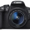 Aparat foto D-SLR Canon EOS 700D negru + obiectiv EF-S 18-55mm f/3.5-5.6 Image Stabilization(IS) STM
