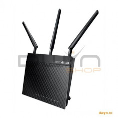ASUS, Router Wireless N900 Dual-band 450+450 Mbps, 2.4Ghz/5Ghz concurrent, Gigabit, VPN Server/USB p foto