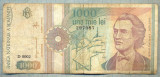 A1398 BANCNOTA-ROMANIA-1000 LEI-1991 -SERIA 0002 -EMINESCU -starea care se vede