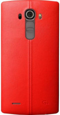 Capac protectie baterie LG CPR-110 pentru LG G4 (Piele/Ferrari Red) foto