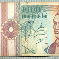 A1395 BANCNOTA-ROMANIA-1000 LEI-1991 -SERIA 0024 -EMINESCU -starea care se vede