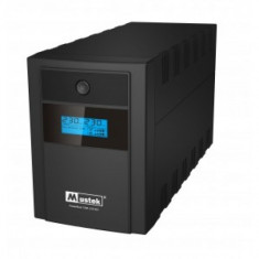 UPS MUSTEK PowerMust 1590 LCD - 1500VA/ 900W, display LCD, 6 prize IEC, incarcare 6 ore, acumulator foto