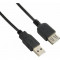 4World Cablu extindere USB 2.0, tip A-A M/F, 3m, negru