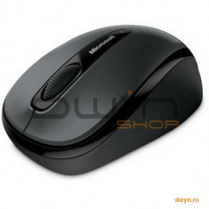 Mouse Microsoft Wireless Mobile mouse 3500, USB, ER, English, Black, Retail foto
