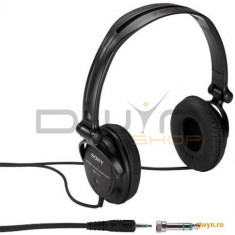 Casti Sony MDR-V150, Frecven?? (Hz) 16 - 22.000, Impedan?? (ohmi) 24, Conector universal, difuzor 30 foto