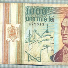 A1391 BANCNOTA-ROMANIA-1000 LEI-1993 -SERIA 0026 -EMINESCU -starea care se vede