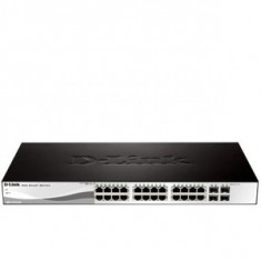 D-Link Switch 24 porturi PoE 10/100/1000 Base-T cu 4 x porturi 1000Base-T /SFP foto