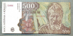 A1334 BANCNOTA-ROMANIA- 500 LEI-1991-SERIA 0016- BRANCUSI-starea care se vede foto