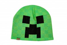 Minecraft Caciula &amp;quot;Creeper&amp;quot; Green M/L foto