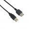 4World Cablu extensie USB 2.0 tip A-A M/F, 3m, HQ, ferrite