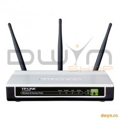 Acces Point Wireless 300Mbps Atheros, 3T3R, 2.4GHz, Passive PoE, QSS Push Button, 3 antene detasabil foto