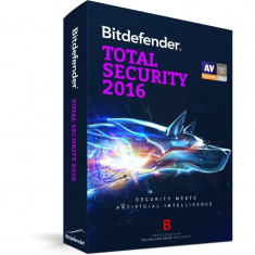 BitDefender Licenta antivirus Bitdefender Total Security 2016, Renew, 1 AN - licenta valabila pentru 1 calculator retail foto