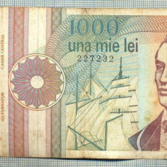 A1365 BANCNOTA-ROMANIA-1000 LEI-1991 -SERIA 0017 -EMINESCU -starea care se vede