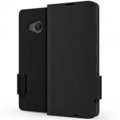 Husa Flip Cover Mozo, Classic Black pentru Microsoft Lumia 550 foto