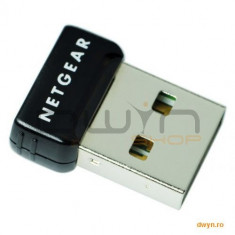 netgear Placi retea NETGEAR WNA1000 (USB 2.0, Wi-Fi, 150Mbps, IEEE 802.11b/g/n) Retail foto