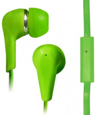 VAKOSS Stereo Earphones with Microphone / Volume Control SK-219EE green foto