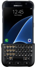 Husa Samsung Galaxy S7 (G930) de protectie spate cu tastatura QWERTY, Tinted Dark foto