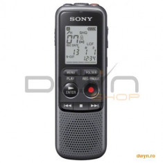 Reportofon Sony ICD-PX240, 4GB, inregistrare MP3/192 kb/s de inalta calitate, 4 GB, putere de iesire foto