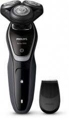 Aparat de barbierit Philips Shaver S5110/06, Fara fir, Dry, 40 minute, Li-Ion, Gri/Alb foto