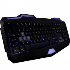 Canyon CANYON US layout,Illuminated USB keyboard,backlight from medium plate with 3 changeable colors 3 key foto