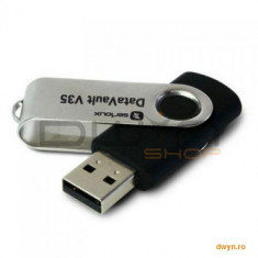 SERIOUX USB FLASH DRIVE 32GB SERIOUX DataVault V35 black, swivel, USB 2.0 foto