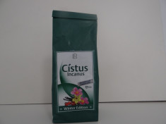 Ceai din plante Cistus Incanus, cu afine si bucati de vanilie - 75 g foto