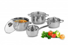 SET GATIT INOX 8 PIESE, ADORA foto