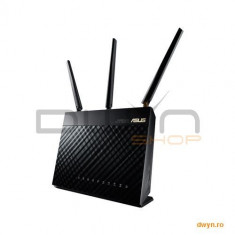 ASUS, Router Wireless AC1900 Dual-band 1300+600 Mbps, 2.4GHz/5GHz concurrent, Gigabit, Dual-core Pro foto