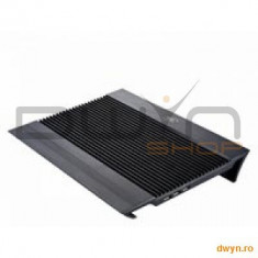 Deepcool N8 Black, structura din aluminiu si plastic, dimensiune notebook: 17? (maxim), dual 140mm f foto