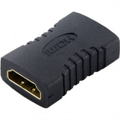 Adaptor 4World HDMI [F] &amp;gt; HDMI [F], negru foto