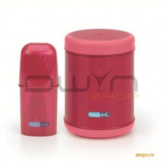 Set hranire termos alimente 500 ml si lingurita cu furculita Colours &amp;amp; Flavours foto