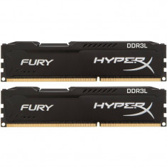 Memorie HyperX Fury Black 16GB DDR3L 1600MHz CL10 Dual Channel Kit 1.35V foto