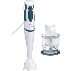 Blender Braun 320 Baby, 400 W, 2 Viteze, Alb/Albastru foto